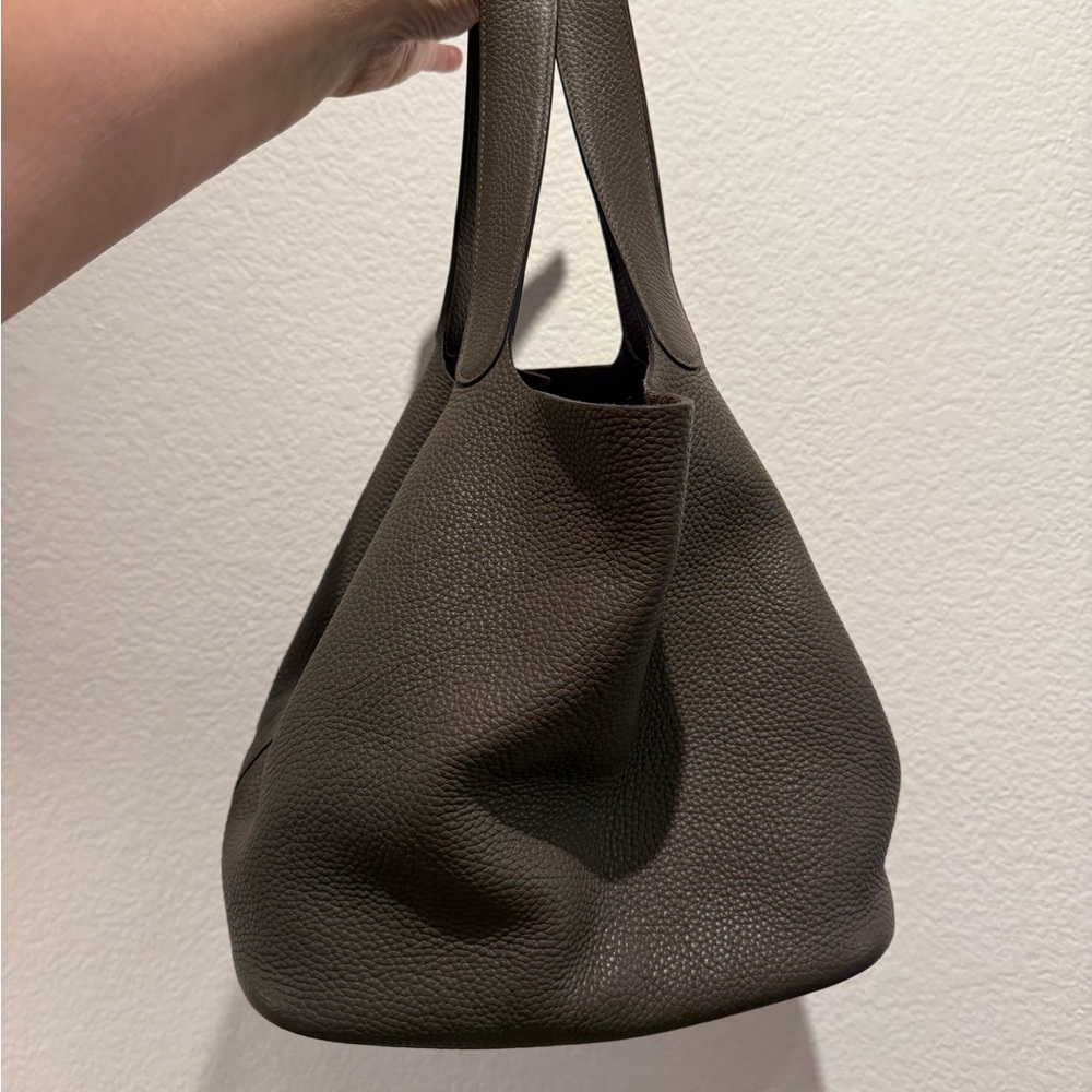 Hermes Picotin Lock GM Handbag Etain - Picture 2 of 12